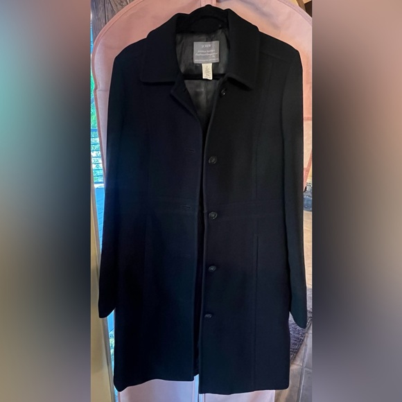 J. Crew Jackets & Blazers - J. Crew Midnight Black Pea Coat